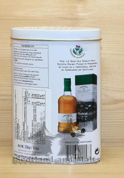 Tobermory Whisky Fudge mit Malt Whisky von Tobermory Distillery in der 250g Blechdose - Karamel mit Whisky von Gardiners of Scotland