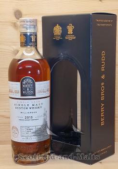Williamson 2013/2024 Bourbon Barrel No.#218 mit 59,1% Single Malt Islay Whisky von Berrys Bros & Rudd