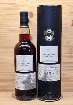 Glenallachie 2008 - 15 Jahre First Fill Sherry Butt No. 900415 mit 64,5% single Malt scotch Whisky von A.D.Rattray