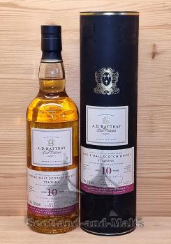 Staoisha 2013 - 10 Jahre (Bunnahabhain) Tokaji Barrique Finish No. #10500 mit 57,5% single Malt scotch Whisky von A.D.Rattray