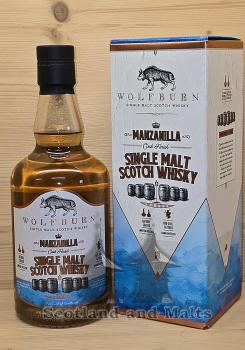 Wolfburn Manzanilla Cask Finish Release 7 Jahre single Malt scotch Whisky mit 46,0% - Wolfburn Distillery
