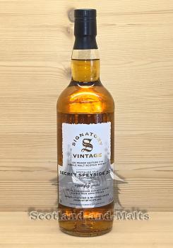 Secret Speyside 2010 - 13 Jahre 1st Fill Oloroso Sherry Butts + Bourbon Barrels Signatory Vintage 100 Proof Edition #16 - Speyside Single Malt Scotch Whisky mit 57,1% von Signatory