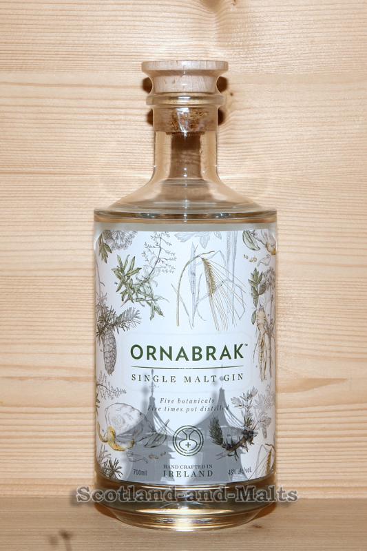 ORNABRAK Single Malt Gin - Gin aus Irland mit 43,0%