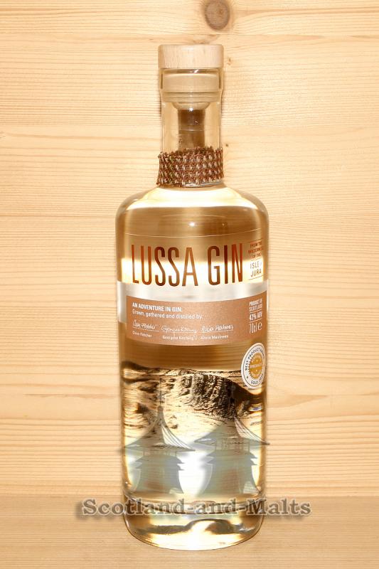 Lussa Gin - Scottish Gin from Isle of Jura mit 42,0% - Gin aus Schottland