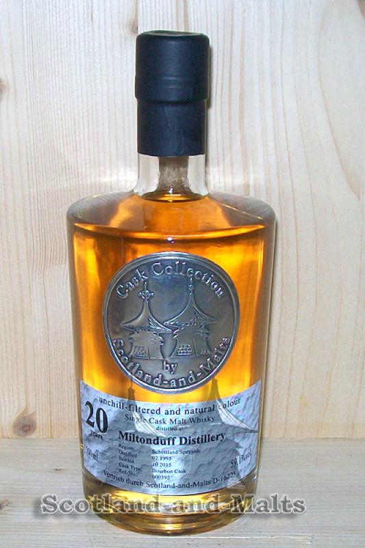 Miltonduff 1995 - 20 Jahre Bourbon Cask mit 59,1%
