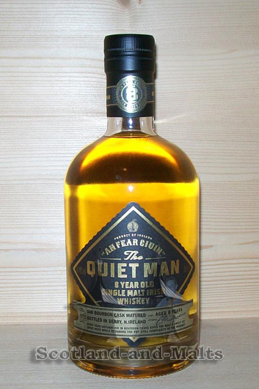 Quiet Man 8 Jahre Irish single Malt Whiskey mit 40%