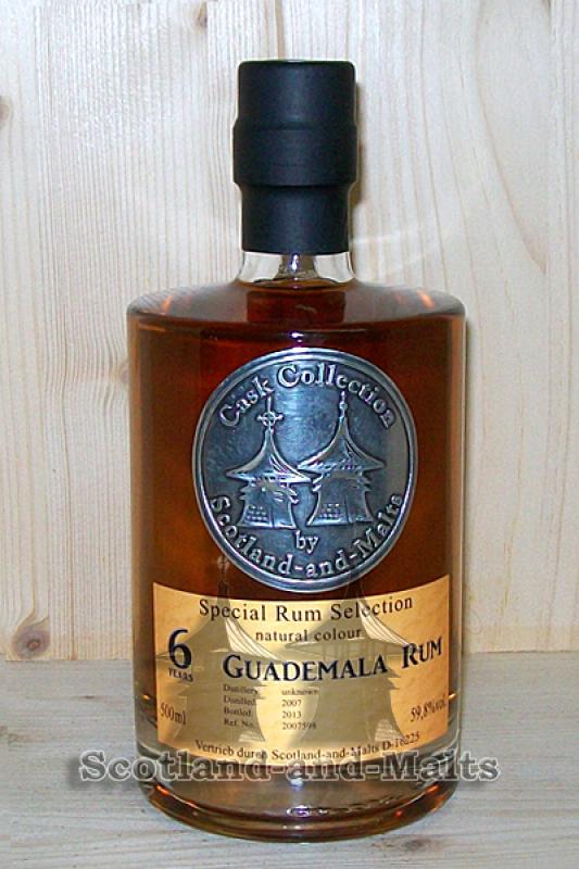 Guatemala Rum 2007 - 6 Jahre single Cask Rum mit 59,8%