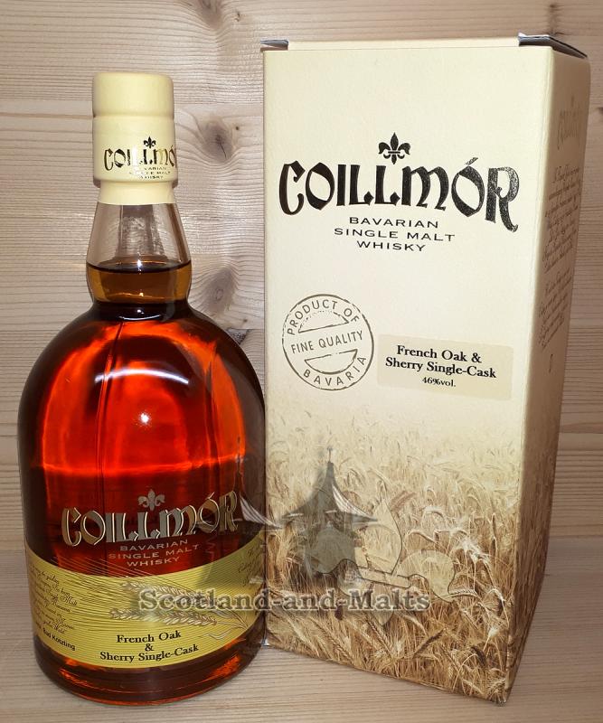 Coillmor Limited Edition 2007 - 3 Jahre French Oak und Sherry Single Cask mit 46,0% - Whisky Destillerie Liebel