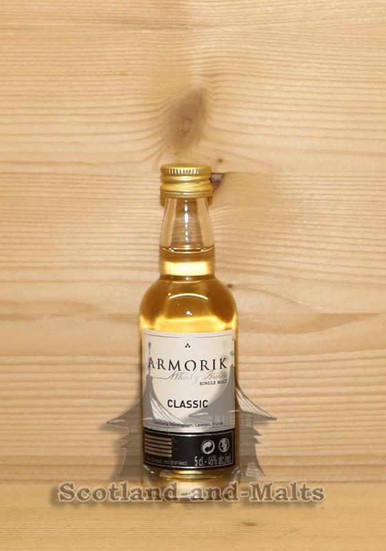 Armorik Classic Miniatur - single Malt Whisky aus Frankreich mit 46,0%