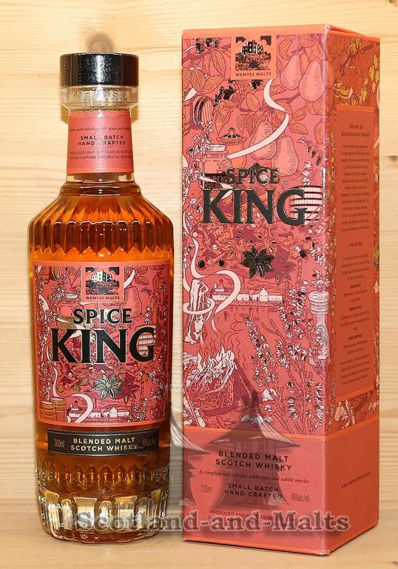 Spice King 46% - Handcrafted Scotch Malt Whisky von Wemyss Malts