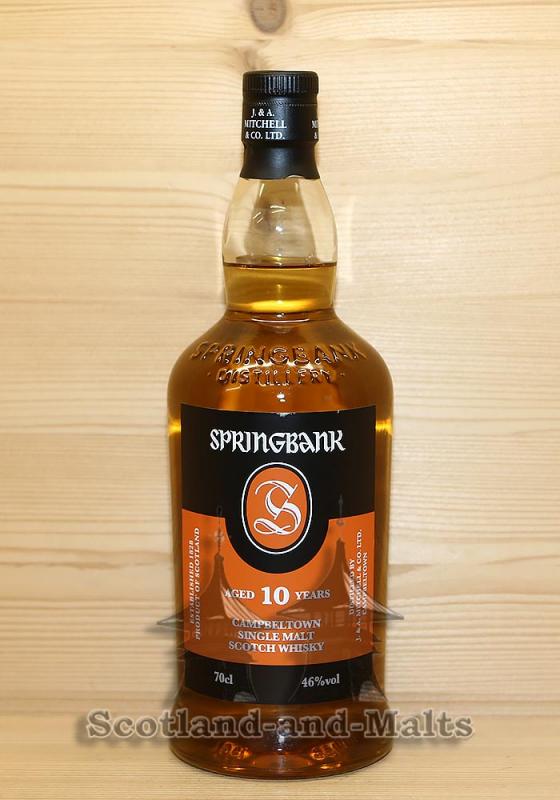 Springbank 10 Jahre mit 46,0% - Campbeltown single Malt scotch Whisky