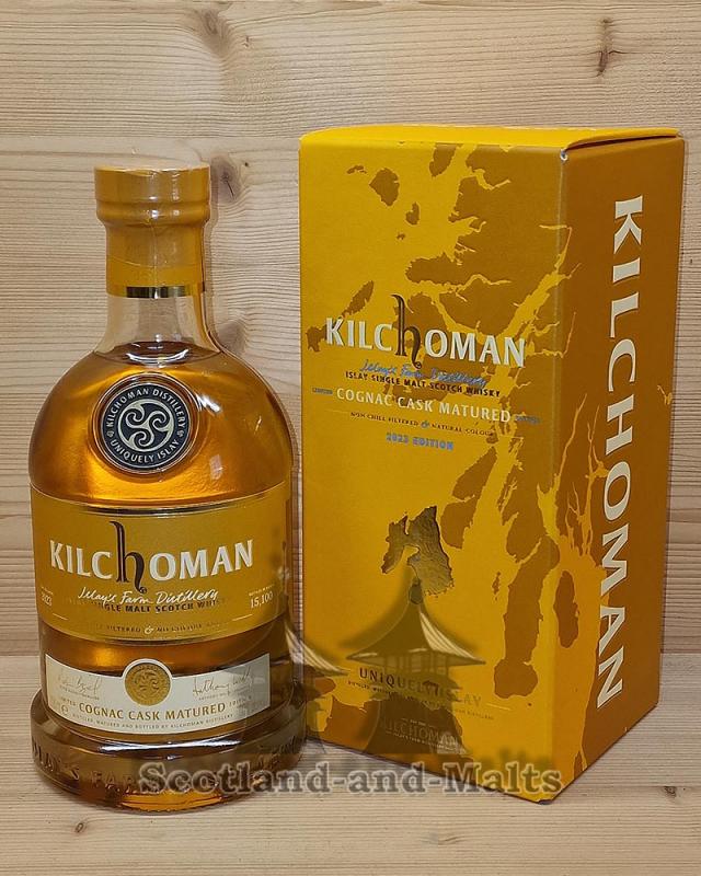Kilchoman Cognac Cask Matured Edition 2023 mit 50,0% Islay Single Malt Scotch Whisky / Sample ab