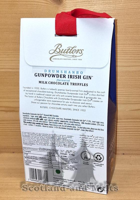 Butlers Irish Gunpowder Gin Truffle Pralinen 170g von Butlers