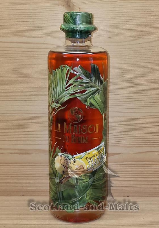 La Maison du Rhum Discovery Rum Orange and Cinnamon mit 40,0% - Spirituose auf Rumbasis aus Panama