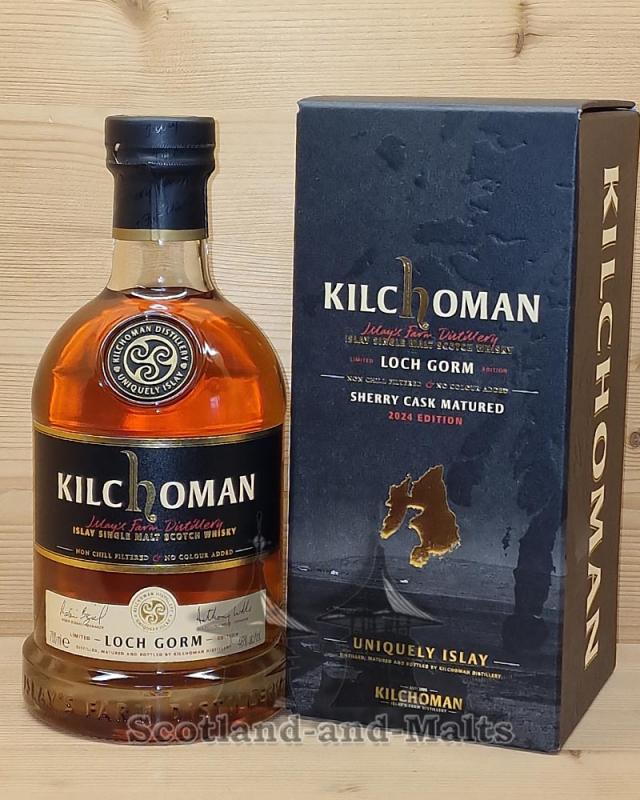 Kilchoman Loch Gorm Sherry Cask matured Edition 2024 mit 46,0% Islay Single Malt Scotch Whisky