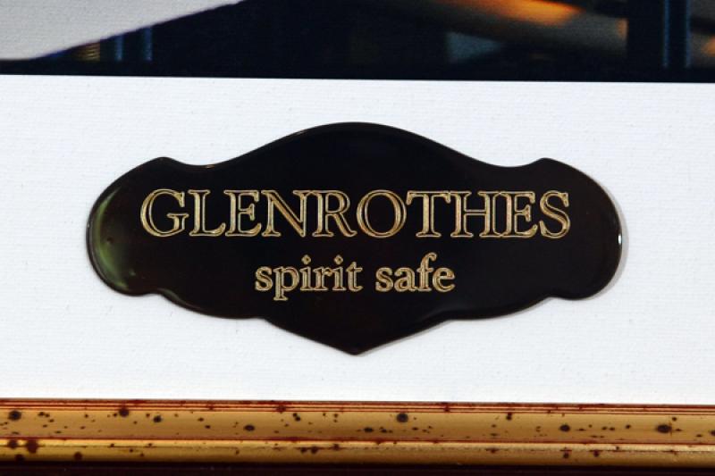 Glenrothes spiritsafe - Leinwand mit Rahmen und Messingschild